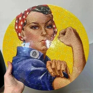 140 puzzle, Rosie, the riveter circle puzzle new in box